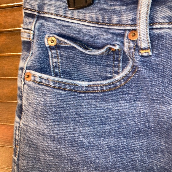 Gap Cigarette High Rise Straight Leg Denim Jeans Size 12 Regular - Picture 3 of 8